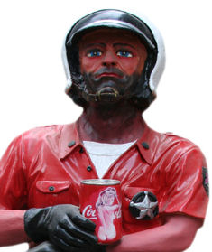 Dekofigur Police-Cop "Murphy" 105cm, Unikat